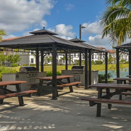 A new standard of living outdoor eating area